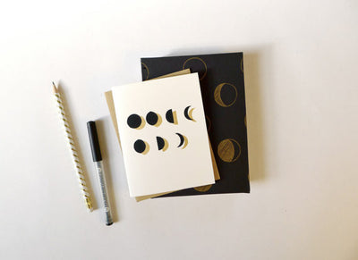 Moon Phase Notecard Set by Middle Dune